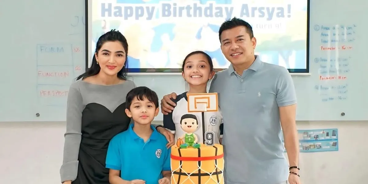 A Birthday Portrait of Arsya Hermansyah Celebrated at School, Basketball Theme
