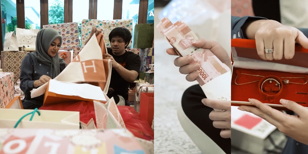 Portrait of Ameena's Birthday Unboxing Gift, Aurel and Atta's Child, Many Luxurious Gifts Including Gold and Cash