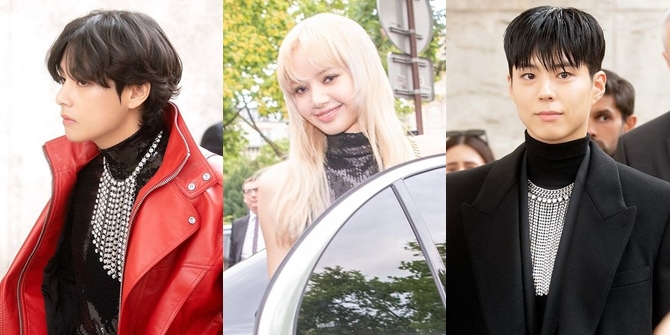 V, Lisa, and Park Bo Gum attended the 'Celine' show in Paris
