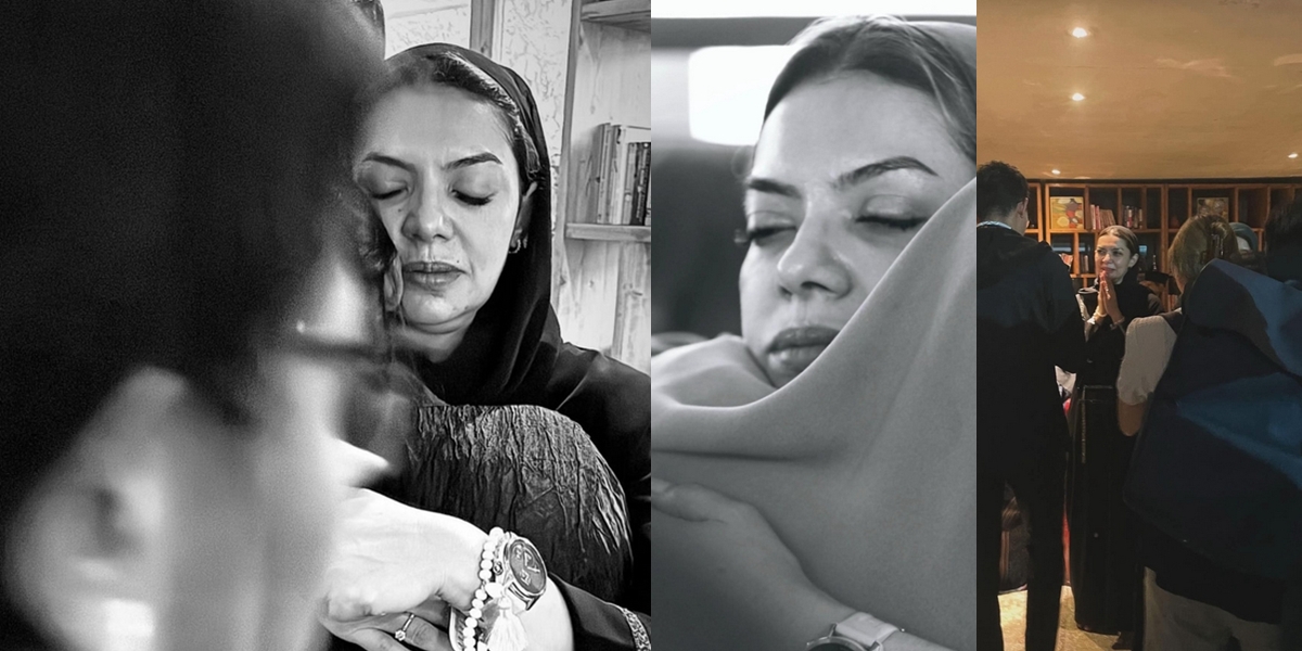 Portrait of Najwa Shihab's Puffed Eyes After the Death of Ibrahim Sjarief Assegaf, Losing Half of Her Soul