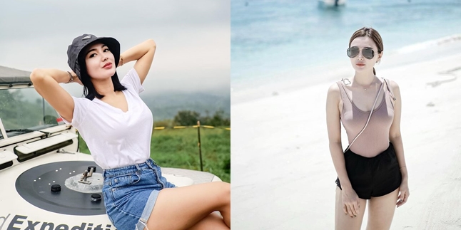 Portrait of Wika Salim with a Slim Waist Like Barbie, Hot Seller's Makeup Makes People Focus on the Wrong Thing