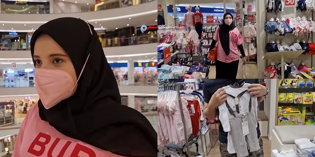 Portrait of Zaskia Sungkar Shopping for Baby Equipment at 8 Months Pregnant, Irwansyah Protests the Price of One Dress Rp 3 Million