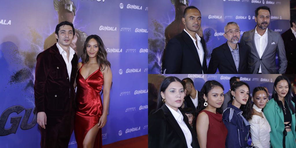 Lineup of Celebrities at the Gundala Premiere, Tara Basro Draws Attention with Red Dress