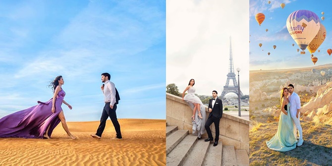 Prewed Kezia Toemion - Aditya Trihatmodjo, Dubai - Turkey - Paris