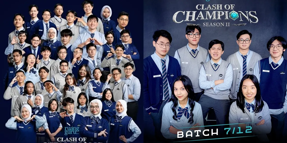 Profile of Participants in Clash of Champion 2 Ruangguru, A Lineup of Indonesia's Best Students