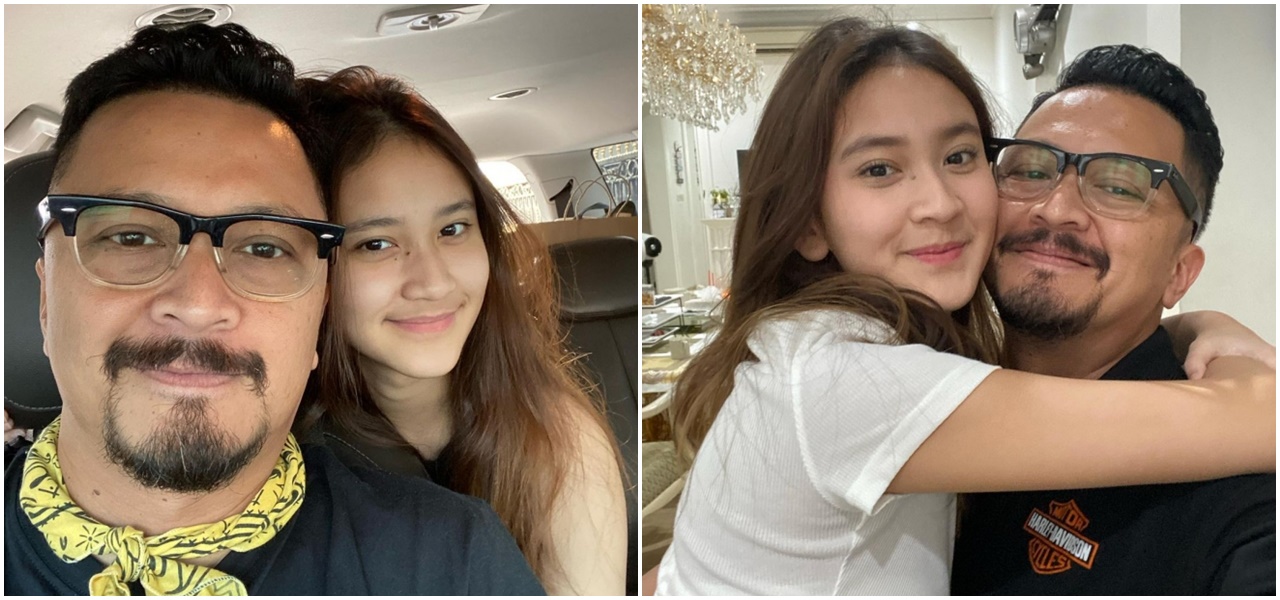 Having a Super Protective Father, Check out the Portraits of Ferry Maryadi's Close Relationship with his Beautiful Eldest Daughter Harliafa Princi