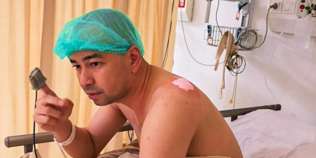 Raffi Ahmad Undergoes Surgery for Benign Tumor Lump on Shoulder, Reveals Current Condition