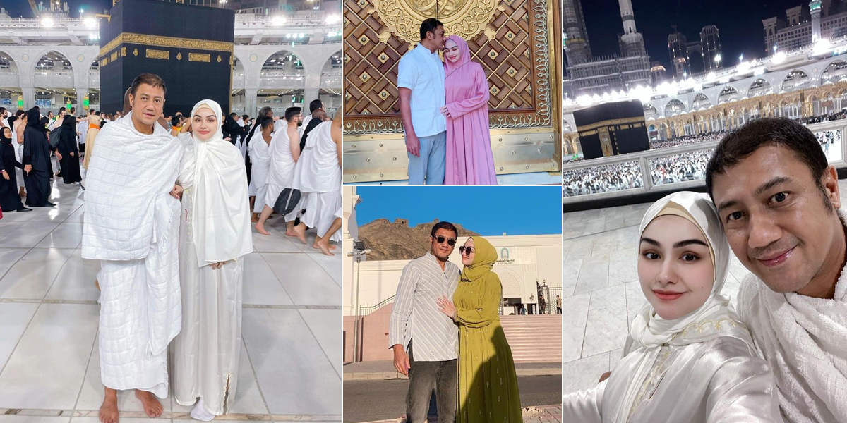 Celebrate 10th Anniversary, Nourah Syahfirah and Teuku Rafly Fast Ramadan While Performing Umrah in the Holy Land