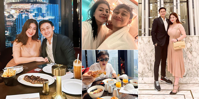 Celebrate First Anniversary, Take a Look at 8 Photos of Felicya Angelista and Caesar Hito Enjoying a Romantic Dinner Together