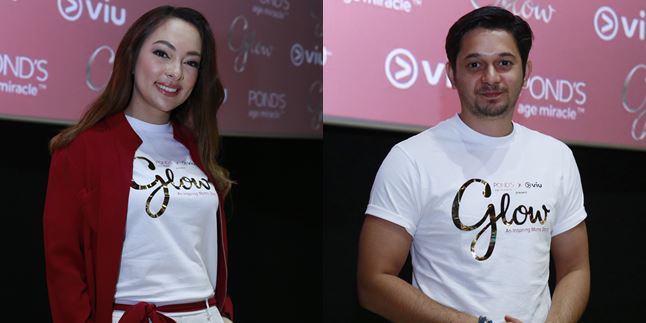 Reisa Broto Asmoro - Andrew Andika Present at the 'Glow' Serial Press Conference