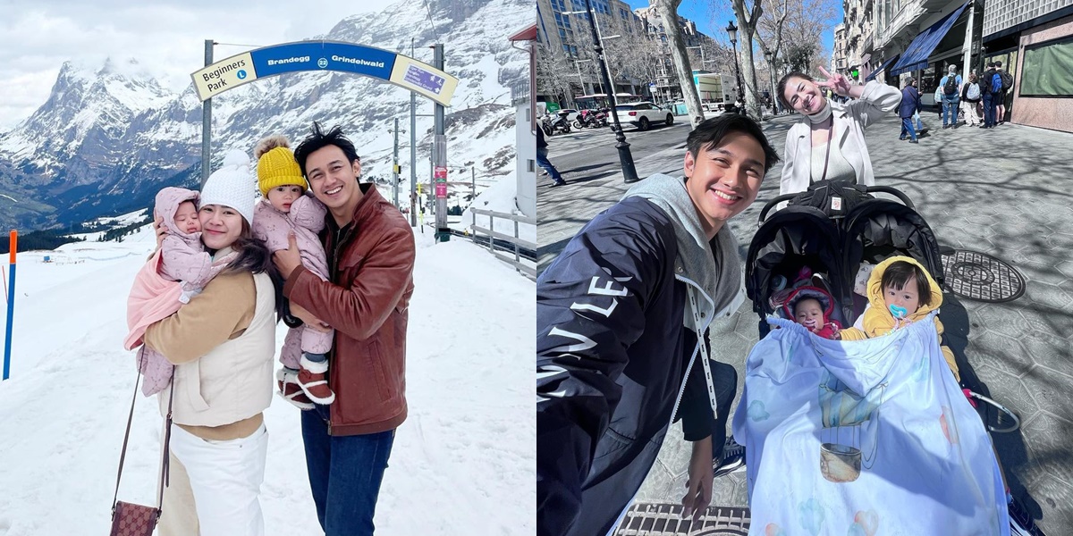 Busy But Happy, 8 Photos of Felicya Angelista and Caesar Hito Taking Care of Their 2 Children Without a Babysitter During Their Vacation in Europe