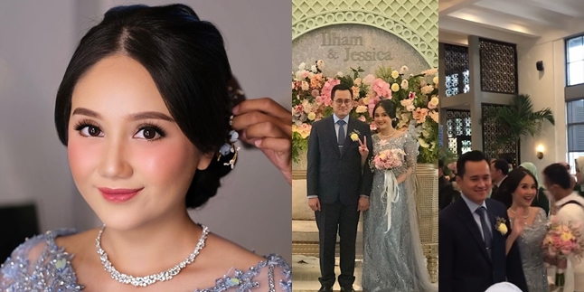 Wedding Reception of Jessica Anastasya 'Si Eneng', Full of Happiness After 4 Years of Dating and Long Distance Relationship