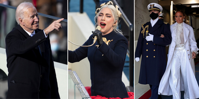 Officially Inaugurated as US President, Here are 11 Photos of Joe Biden's Inauguration Enlivened by Jennifer Lopez - Lady Gaga