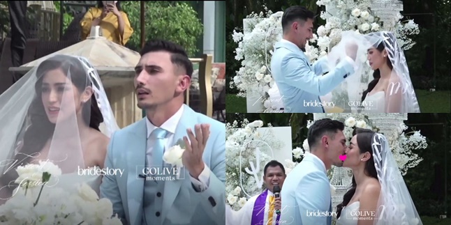 Officially Husband and Wife, 8 Moments of Jessica Iskandar and Vincent Verhaag's First Kiss - Romantic and Full of Love!