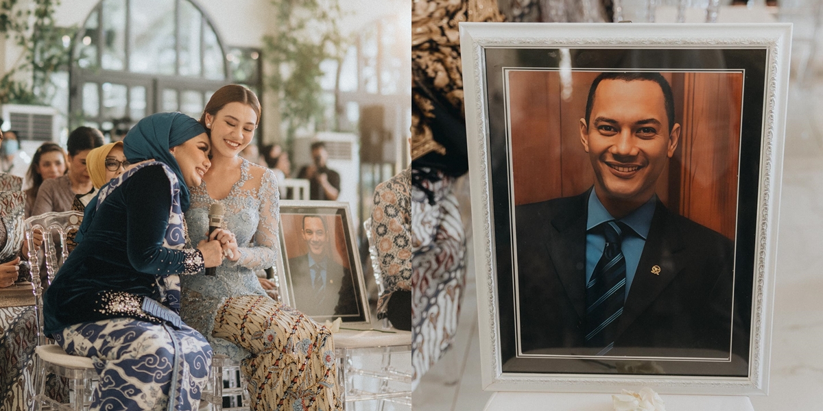 Reza Artamevia Reveals the Reason for the Presence of the Late Adjie Massaid's Photo at Aaliyah & Thariq Halilintar's Engagement