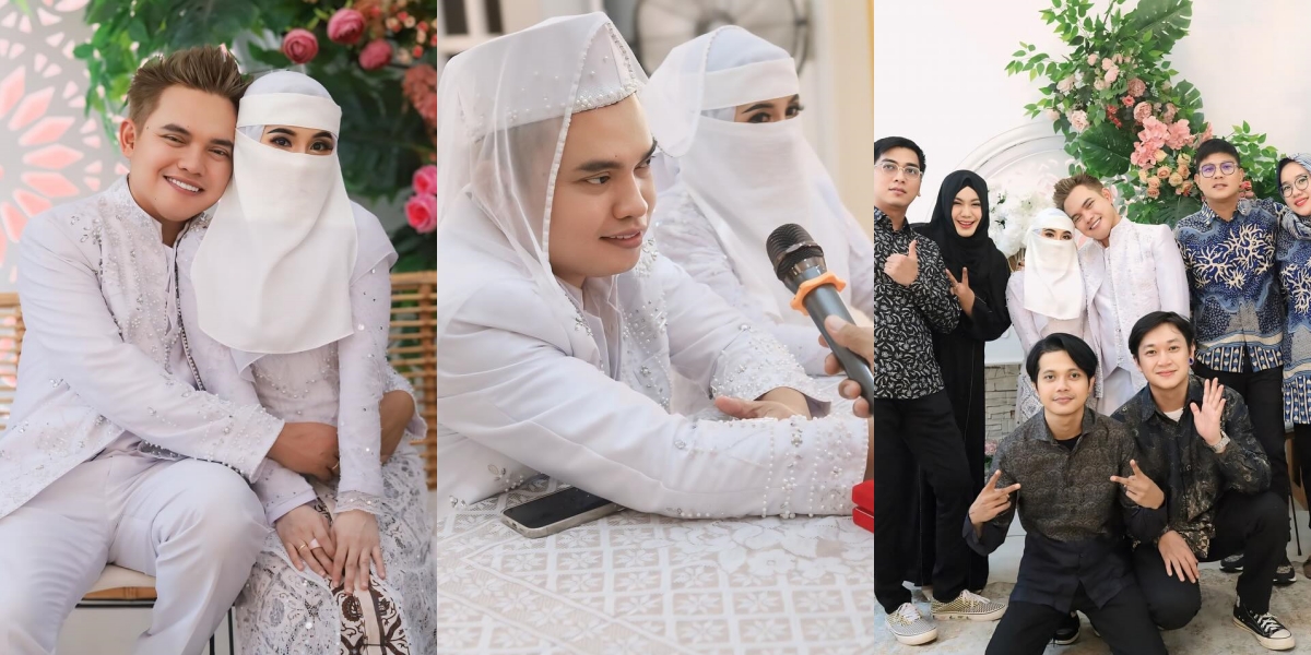 Reunited After 6 Months of Divorce, 10 Photos of Dodhy Kangen Band's Simple Wedding with Ayu Rizki Yani, Beautifully Veiled