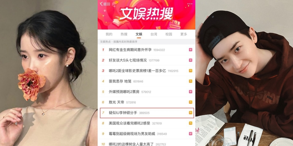 IU and Lee Jong Suk Breakup Rumor Goes Viral in China, Becomes Trending Topic - Netizens Claim There is 'Evidence'