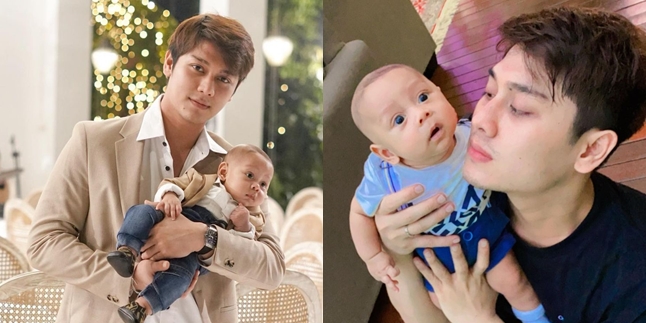 Competing with His Father's Handsomeness, Here are 7 Pictures of Baby Leslar and Rizky Billar that are Getting Cuter and More Adorable - Already Can Charm Girls