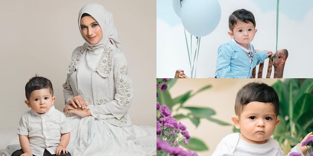 Competing with Rizki DA's Handsomeness, a Series of Photos of Baby Syaki, Nadya Mustika's Child Who Just Turned 1 Year Old - Even More Adorable Face!