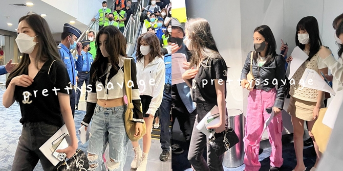 Sampai di Jakarta, Ini Potret Red Velvet Disambut Fans di Bandara: Cantik-Cantik Bak Bidadari Dari Kayangan!