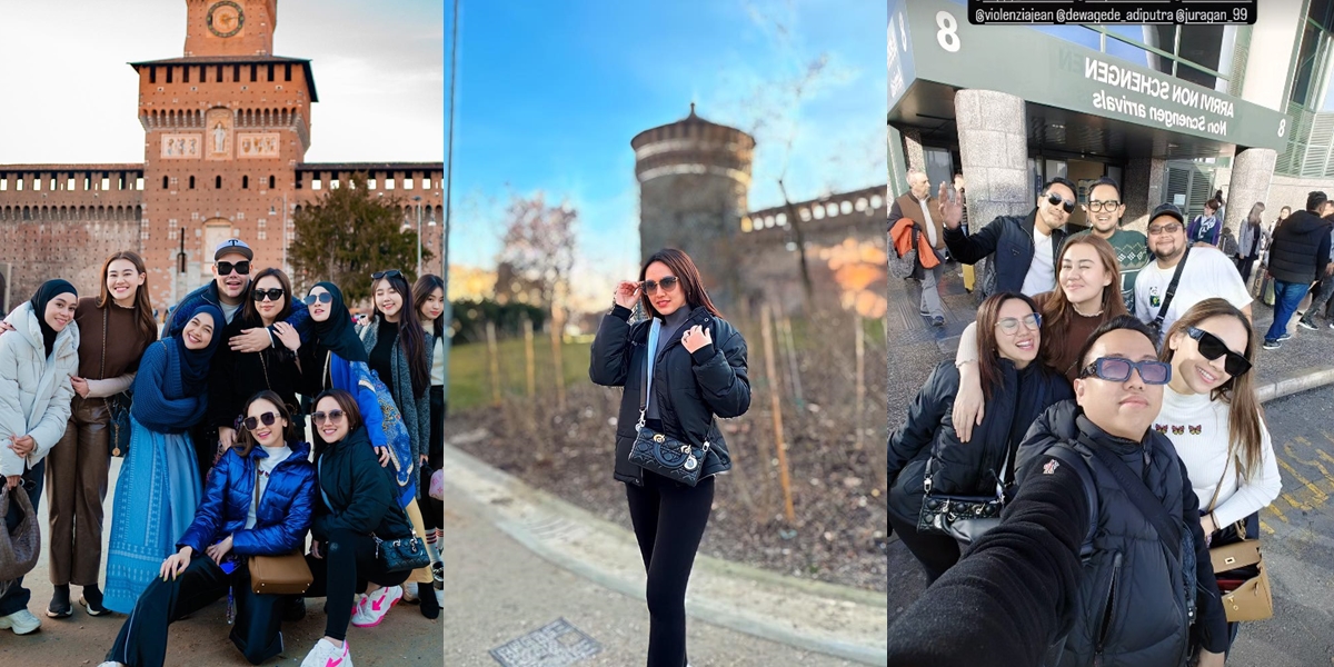 Former Lover Already Has a Child, 9 Photos of Happy Asmara Enjoying a Vacation in Italy with Lesti Kejora and Aaliyah Massaid