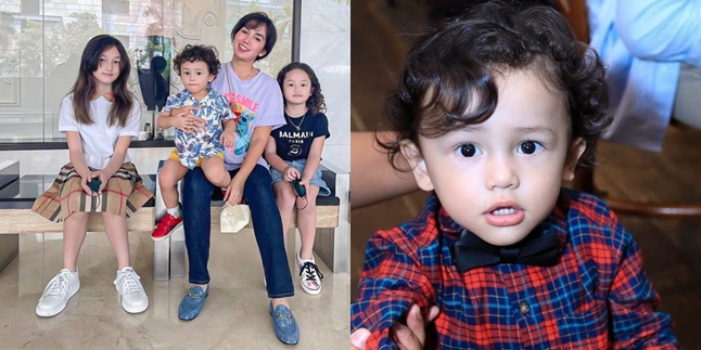 Almost 2 Years Old, Take a Look at the Portraits of Baby Saka, Ussy and Andhika's Handsome Child - His Hair is Getting Curly