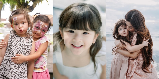 Soon to be a Big Sister, 7 Portraits of Vechia Putri Franda and Samuel Zylgwyn who are now 4 Years Old - Beautiful Competing with Their Mother