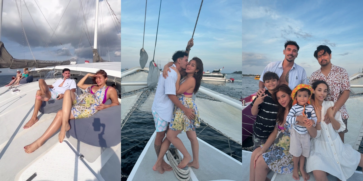 Soon to Give Birth, 10 Photos of Jessica Iskandar's Babymoon on a Luxury Yacht - Happy Together with Beloved Family