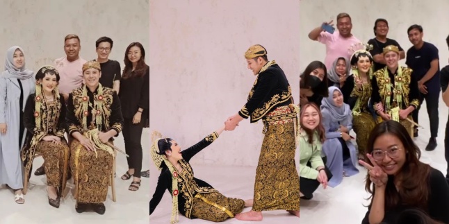 Getting Married Soon, Pre-wedding Portraits of Via Vallen and Chevra Yolandi with Javanese Tradition - Beautifully Manglingi