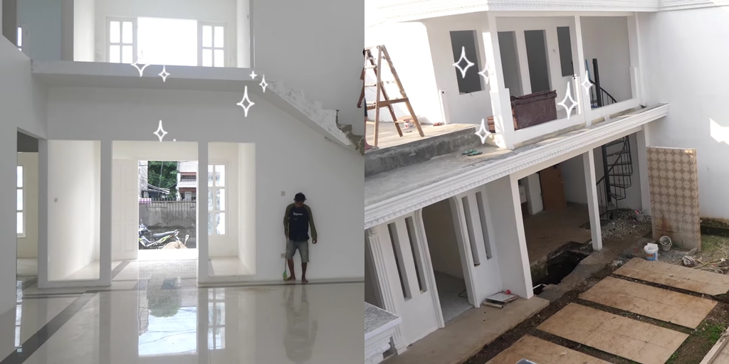 Almost Finished, 9 Photos of Rizky Nazar's New House with a White Palace Nuance - Room Facing the Swimming Pool