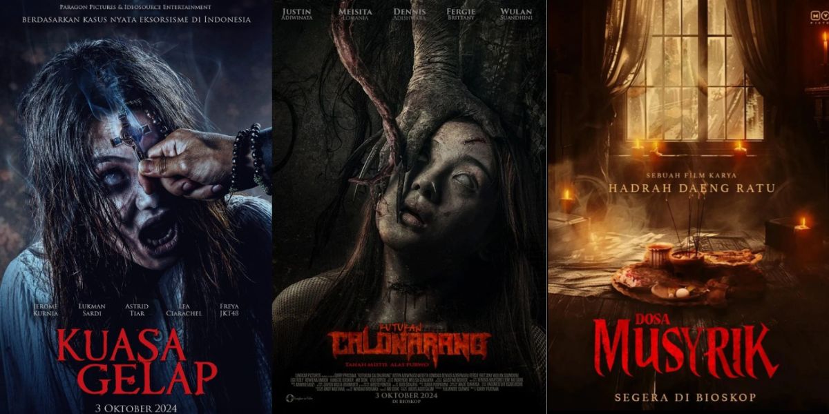 A Series of Latest Indonesian Horror Movies in October 2024 That Will Be Screened in Theaters - ‘DARK POWER’ to ‘SINS OF POLYTHEISM’, Which One Are You Looking Forward To?