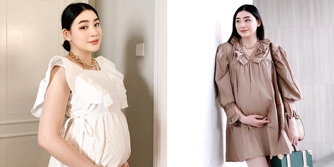 A Series of Beautiful Photos of Patricia Devina, Billy Davidson's Wife, Showing off Her Baby Bump, Always Looking Fashionable!