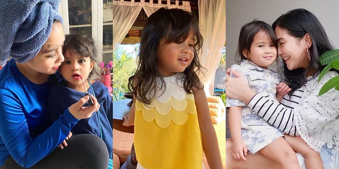 A Series of Sweet Photos of Ansara, Nagita Slavina's Niece and Caca Tengker's First Child, Her Cute and Adorable Style!