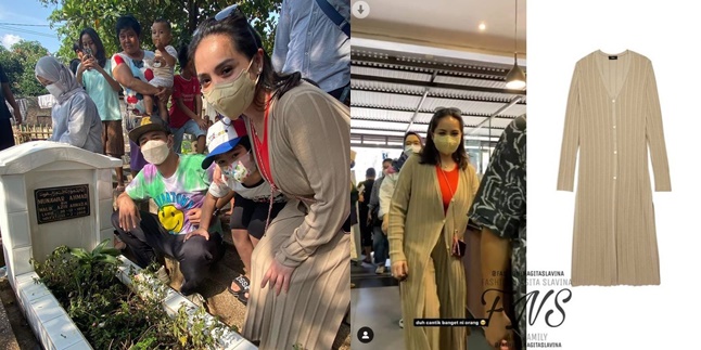 The Prices of Nagita Slavina's Outfits When Visiting, Criticized by Netizens for Not Wearing a Hijab