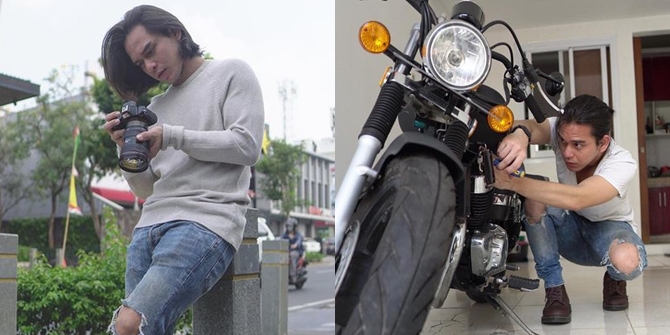 A Series of Cool Hobbies of Rangga Azof, the Actor of 'BUKU HARIAN SEORANG ISTRI', From Photography to Playing with Big Motorcycles!