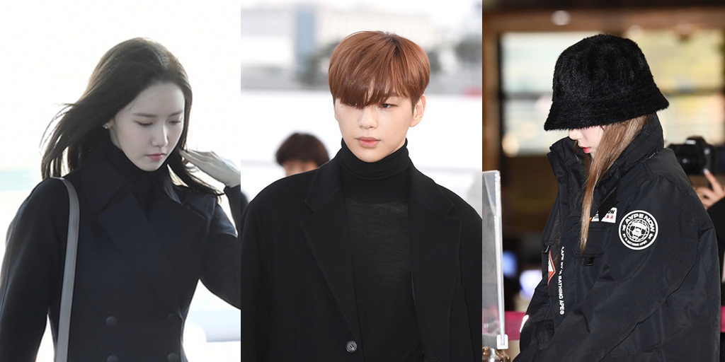 A Series of K-Pop Idols Wearing Black Outfits After the News of Goo Hara's Death