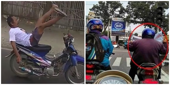 A Series of Father's Behaviors on Motorcycles, Some Even Play Guitar!