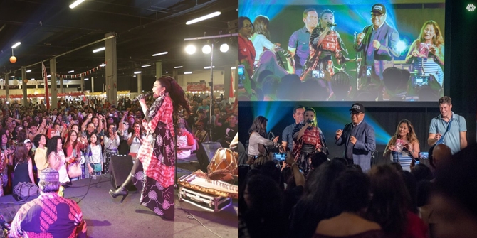 A Series of Moments of Fitri Carlina Entertaining the Indonesian Community in the Netherlands, So Exciting!