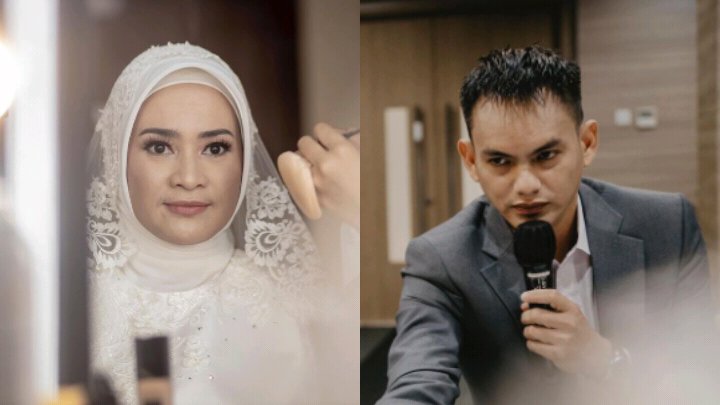 A Series of Behind-the-Scenes Photos of Ikke Nurjanah's Wedding with Karlie Fu, Looking Nervous Accompanied by Their Daughter