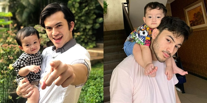 A Series of Photos of Rizky Nazar Spending Time with His Nephew, Showing the Charms of the Dreamy Uncle!