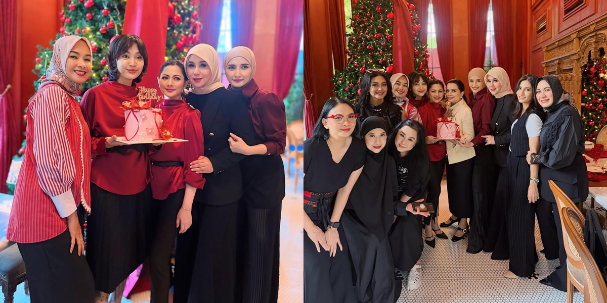 A Row of Senior Celebrities Gather, Celebrate Inneke Koesherawati's Birthday, Cut Keke and Alya Rohali