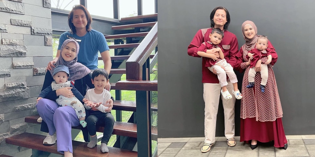 Always Happy, 8 Portraits of Roger Danuarta and Cut Meyriska Becoming More Harmonious with Their Handsome Two Children