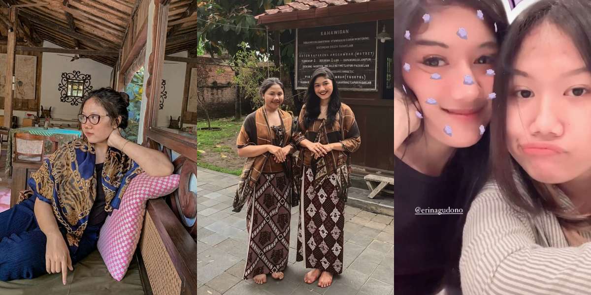 Always Compact with Big Sister, 8 Portraits of Shania, Erina Gudono's Younger Sister who Just Graduated from S1 - Received Congratulations from Kaesang Pangarep