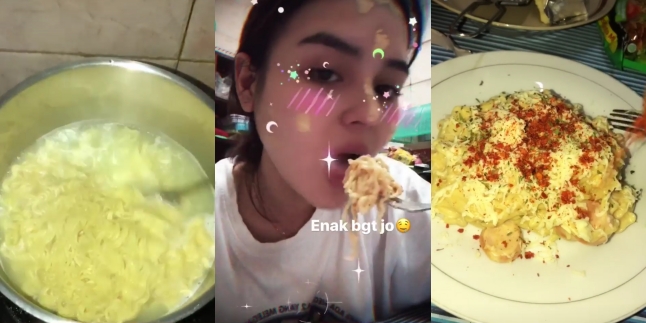 Beautiful Selebgram Who Loves Cooking, Here are Memories of the Late Laura Anna: Laura Anna's Carbonara Noodle Recipe That Gains Attention Again