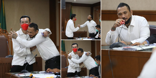 Once Feuding, Check Out 11 Photos of Jerinx Hugging Doctor Tirta who Became a Witness and Defended Himself in Court