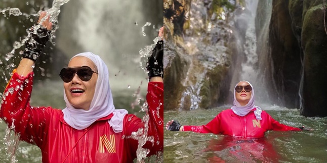 Once Made a Stir, 8 Sarita Abdul Mukti Moments of Wearing Hijab Again During Vacation