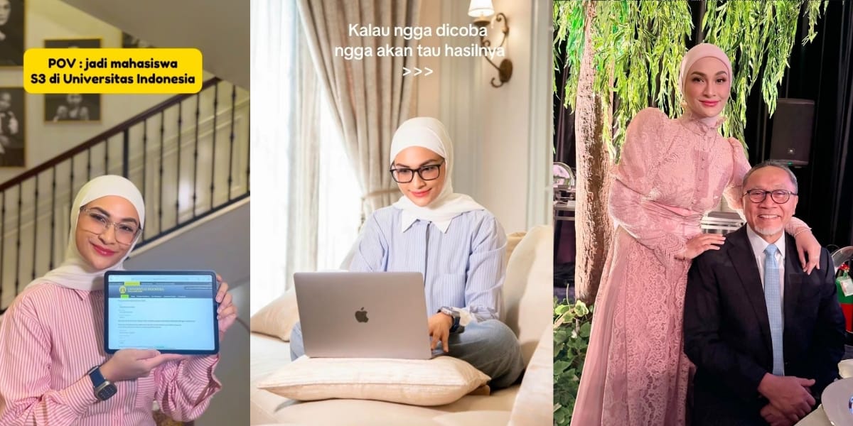 Rumored to be Close to Verrell Bramasta, 8 Photos of Putri Zulkifli Hasan Accepted for PhD at UI