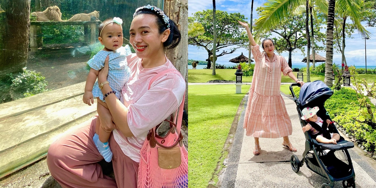 Once Criticized for Wearing Revealing Clothes, Here's a Picture of Dea Ananda Now Wearing More Covered Clothing - Happy Family Vacation