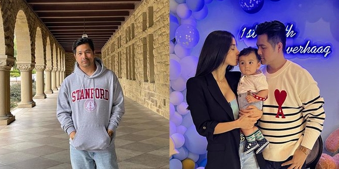 Attended Jessica Iskandar's Baby's One-Month Celebration Despite Being Busy Abroad, Here are 7 Photos of Erick Iskandar, the Family Man - Patiently Carrying His Nephew