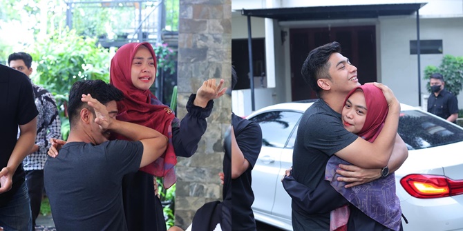 Crying, This is the Touching Portrait of Ria Ricis and Teuku Ryan Receiving a Surprise Gift of a Car from Putra Siregar